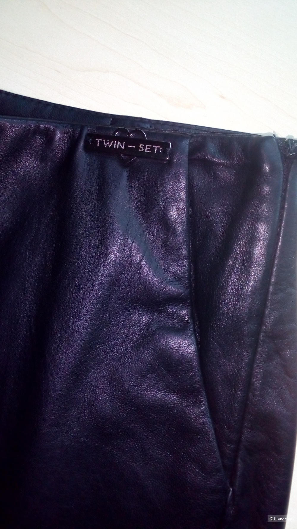 Кожаные шорты Twin-Set Simona Barbieri размер М.