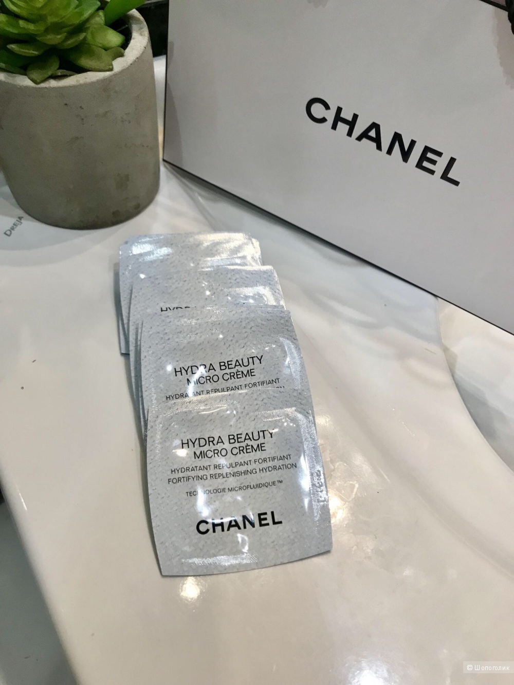 Chanel hydra beauty micro creme лот 40 шт.