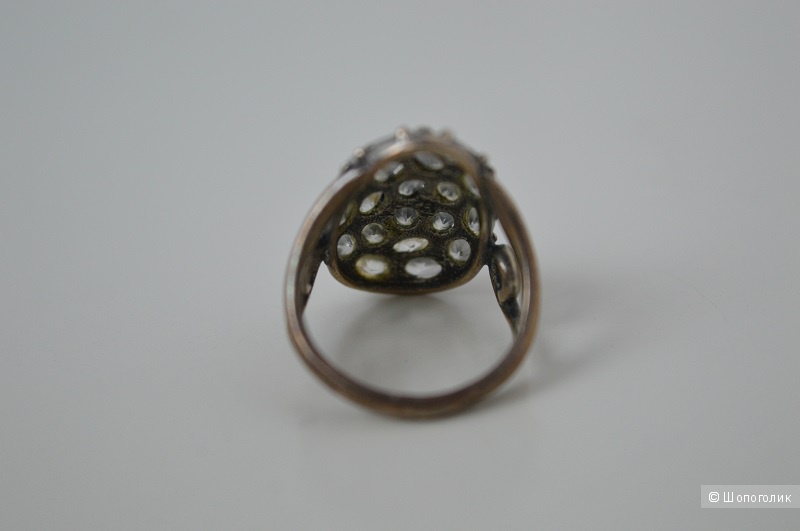 Кольцо серебряное , размер 17-17,5