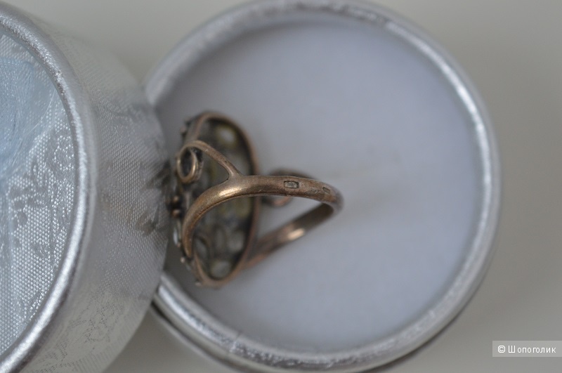 Кольцо серебряное , размер 17-17,5