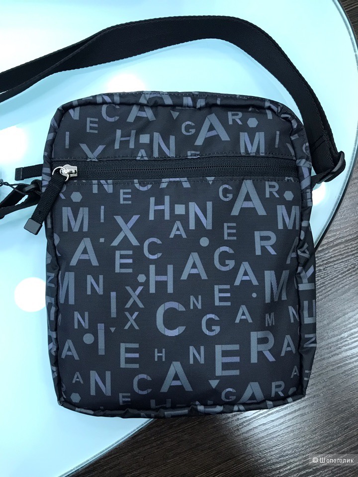 Сумка мужская Armani Exchange, размер 21 см х 25,5 см х 5,5 см