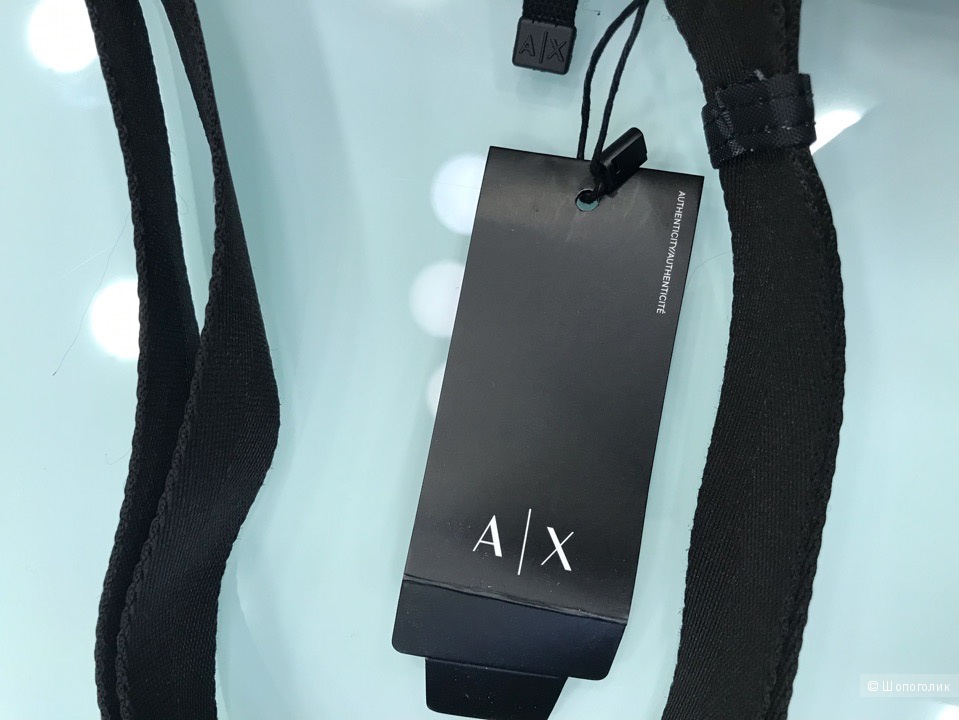 Сумка мужская Armani Exchange, размер 21 см х 25,5 см х 5,5 см