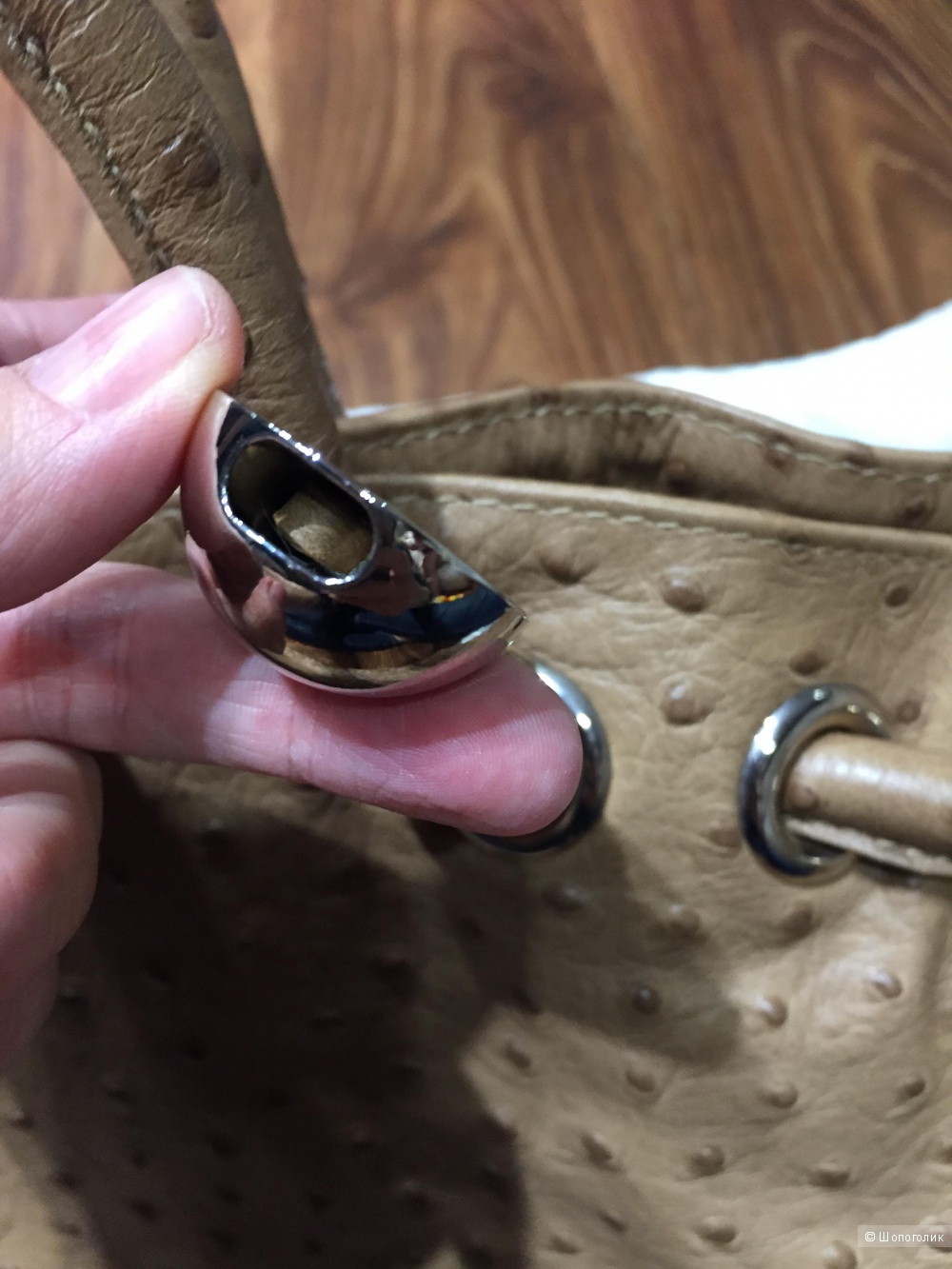 Сумка FURLA из страуса.