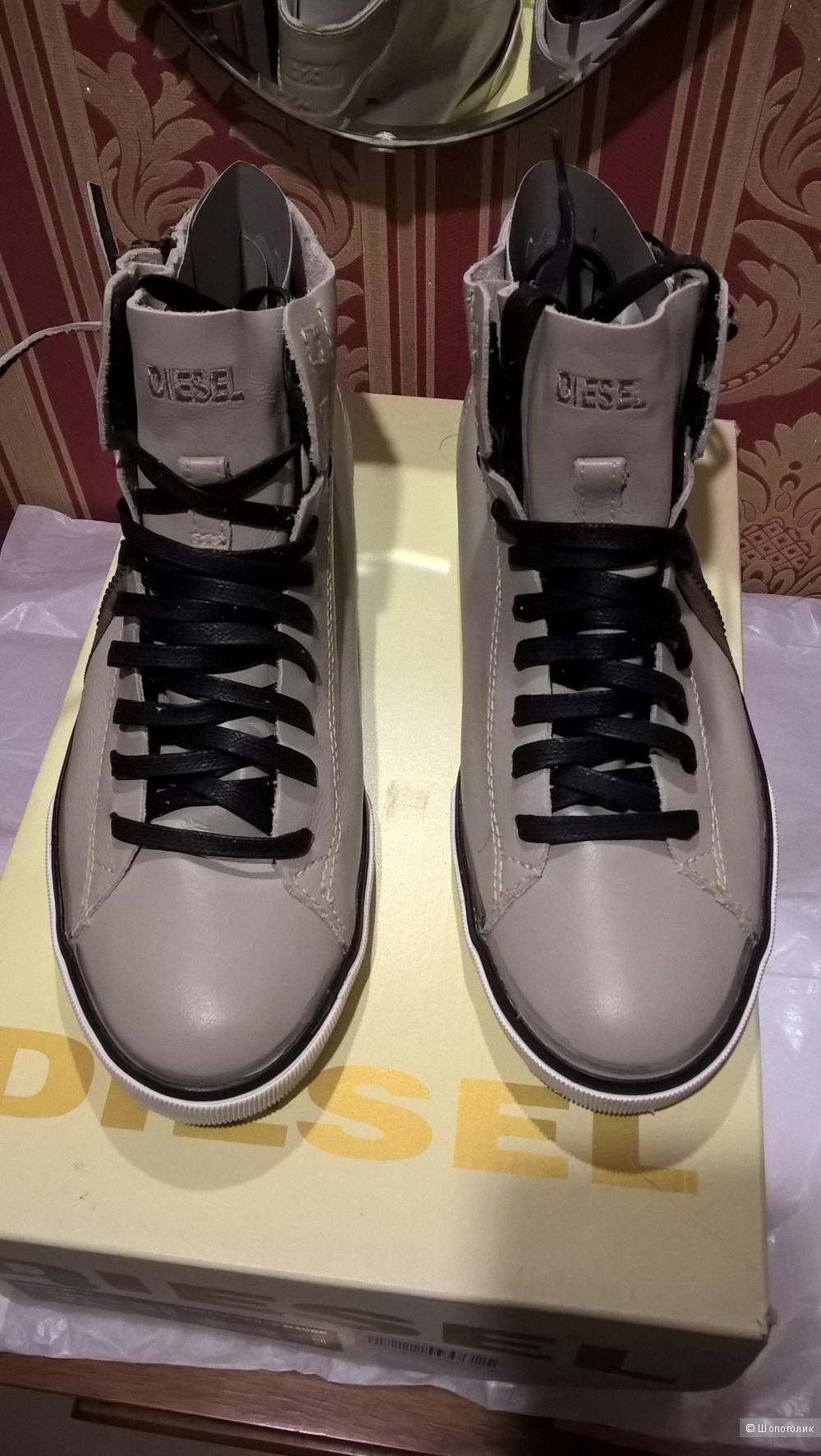 Высокие кеды Diesel размер 39 Eur