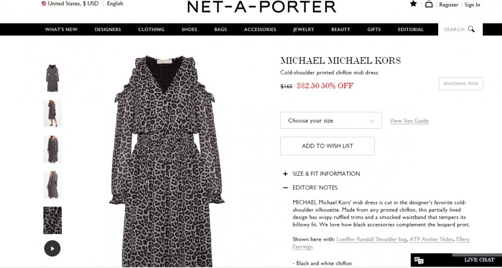 Платье MICHAEL KORS. р.46