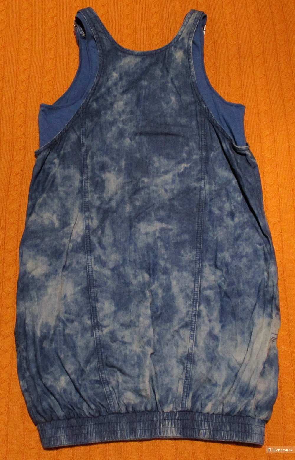 Платье-баллон Incity джинсовое, 42 размер