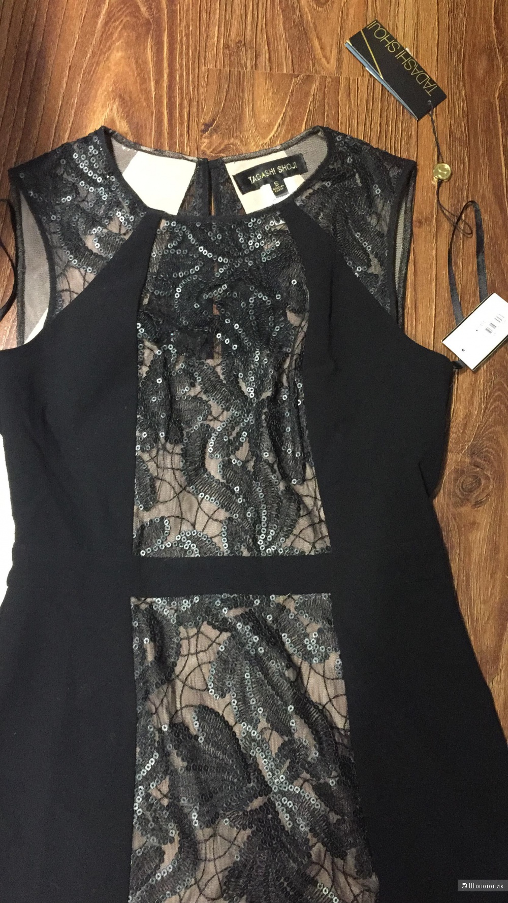TADASHI SHOJI вечернее платье. р.S