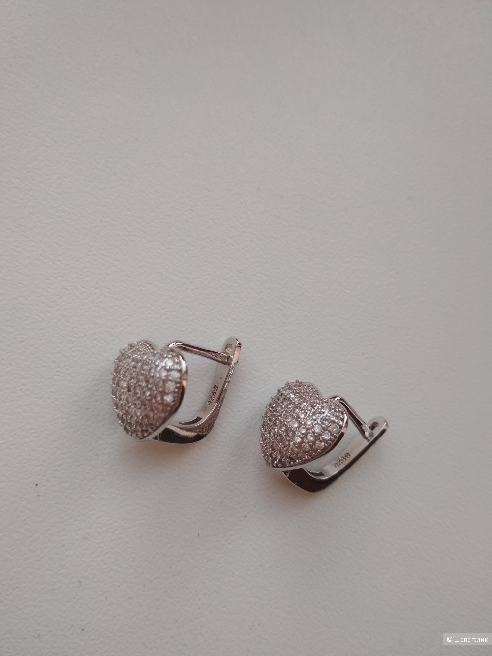 Комплект: подвеска, кольцо, серьги серебро S925