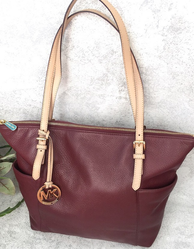 Сумка Michael Kors Jet Set Large, натуральная кожа