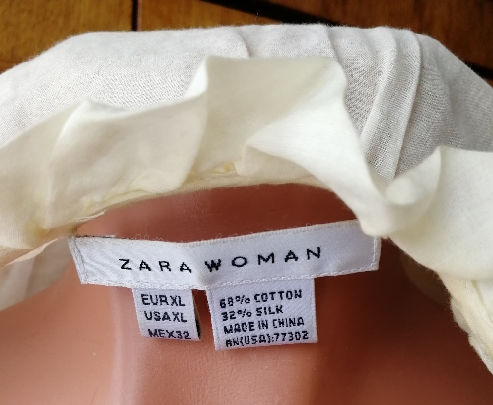 Шелковая блузка "Zara Woman", 48-50 (XL) размер