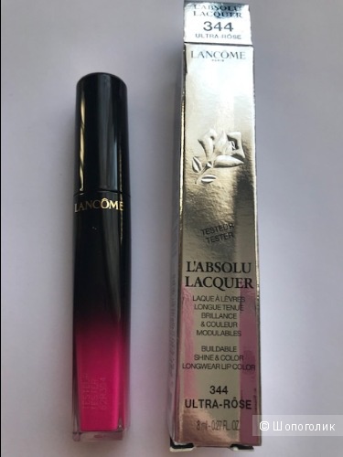 Lancome L'Absolu Lacquer Лаковая жидкая губная помада , оттенок 344