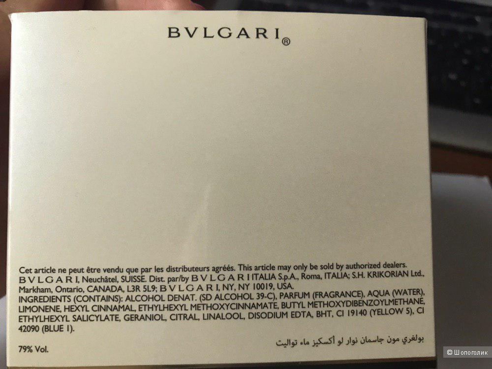 BVLGARI Mon Jasmin Noir L'Eau Exquise, 50 мл