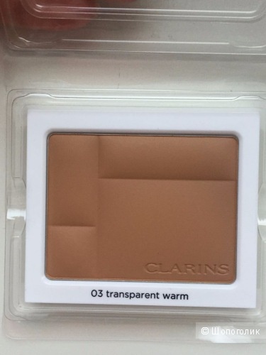Clarins Ever Matte Компактная минеральная пудра с матирующим эффектом, оттенок 03.