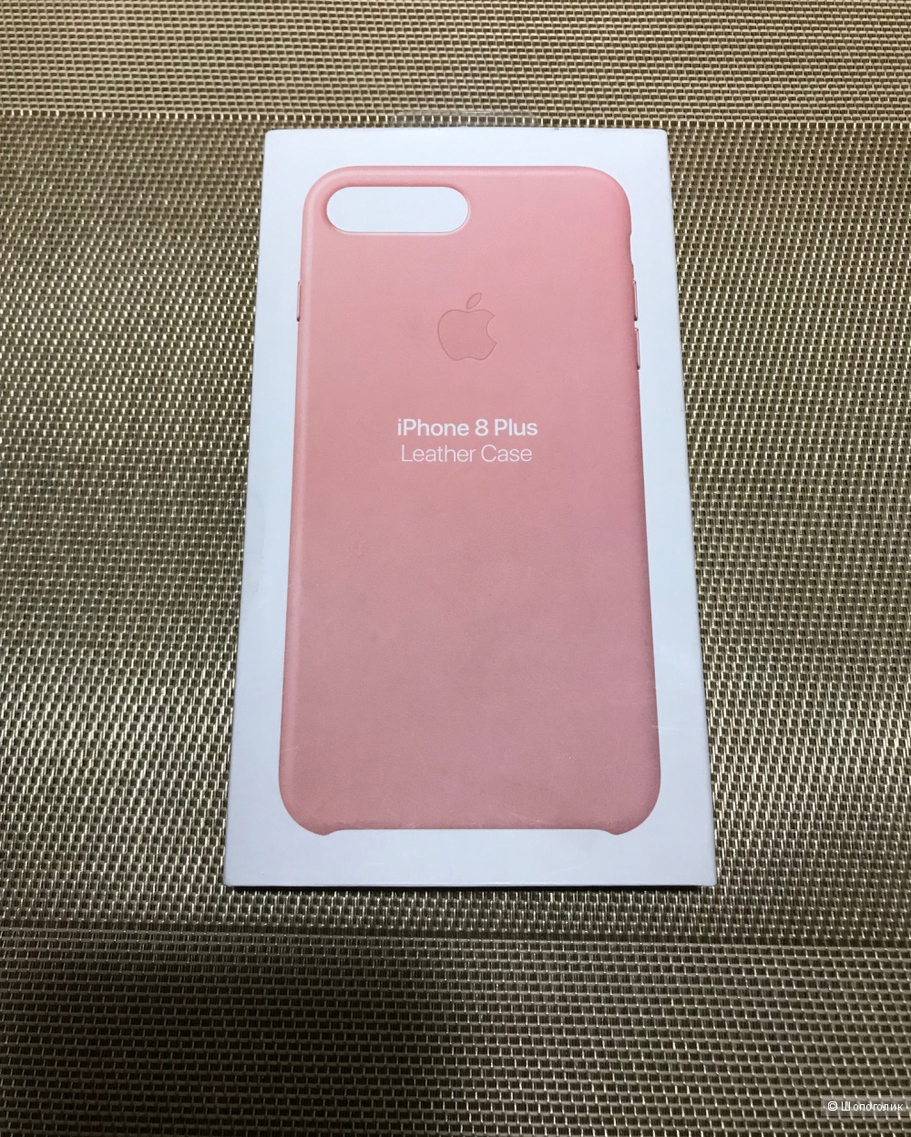 Оригинальный кожаный чехол Apple для Iphone 7/8 Plus Soft Pink