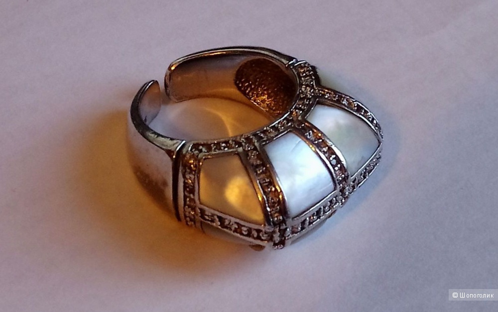 Серебряное кольцо 17,5 размер