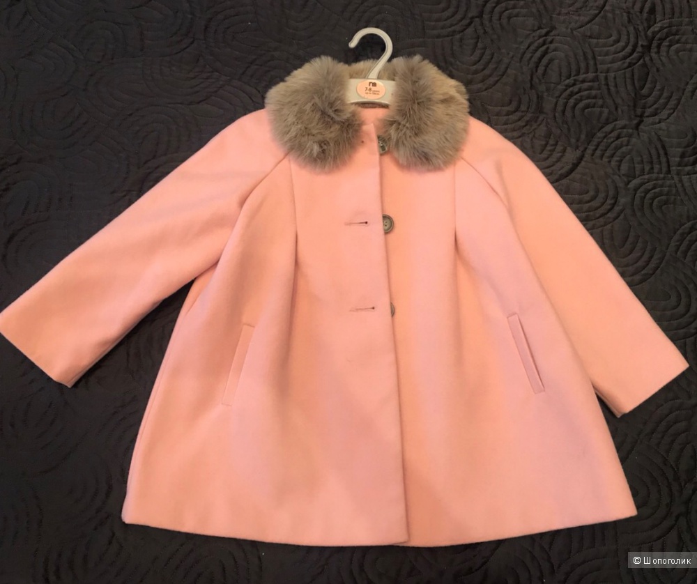 Красивое пальто для девочки Mothercare, 122