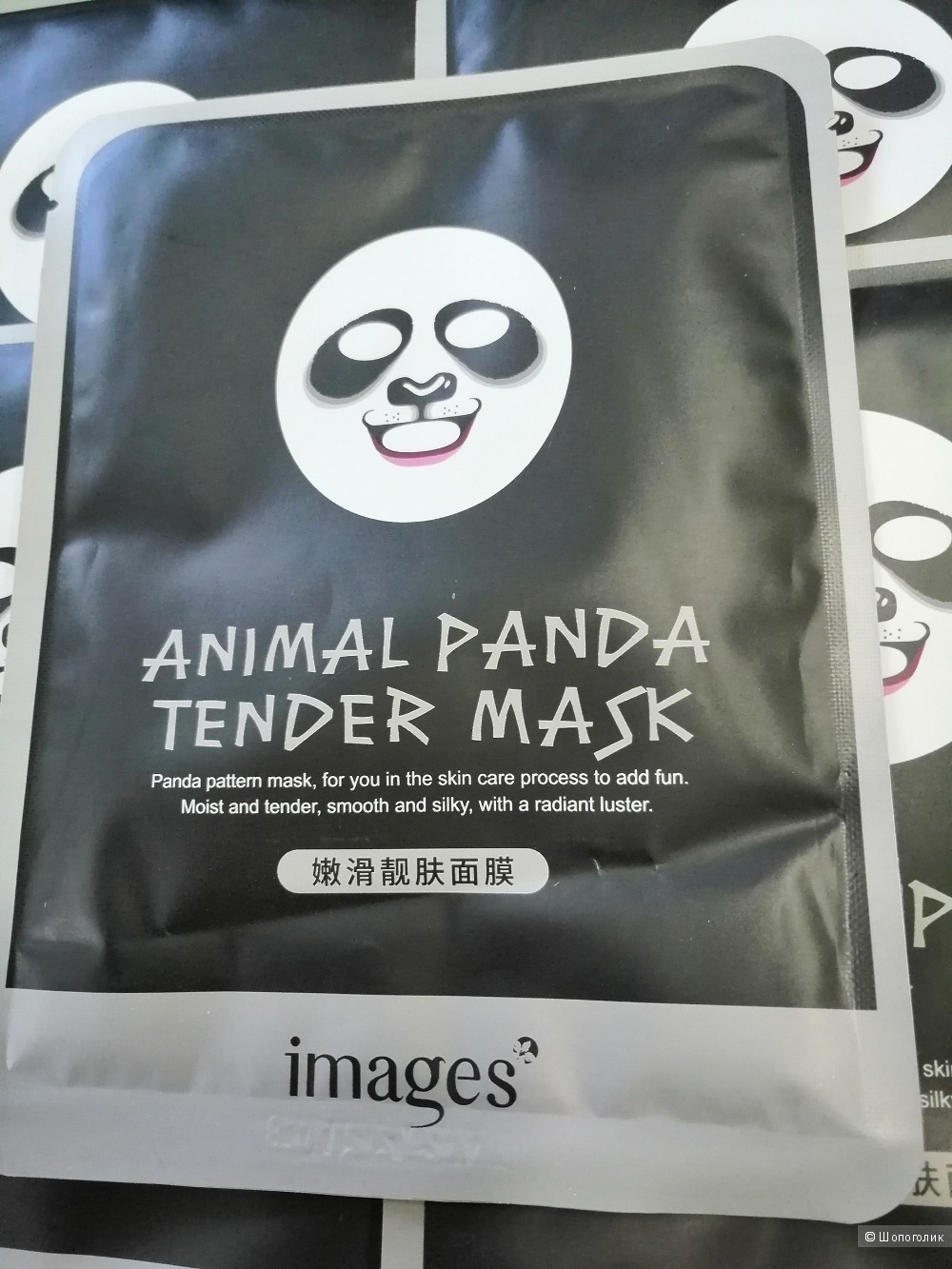 Смягчающая тканевая маска для лица с принтом Панда BIOAQUA Animal Panda Tender Mask