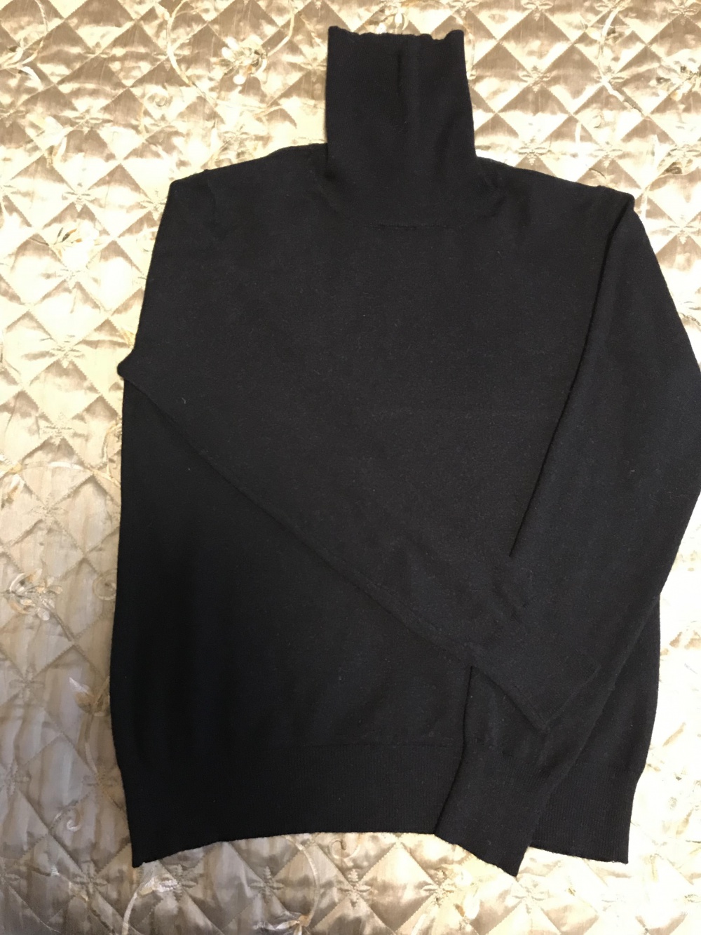 Водолазка Massimo Dutti, размер S, цвет чёрный