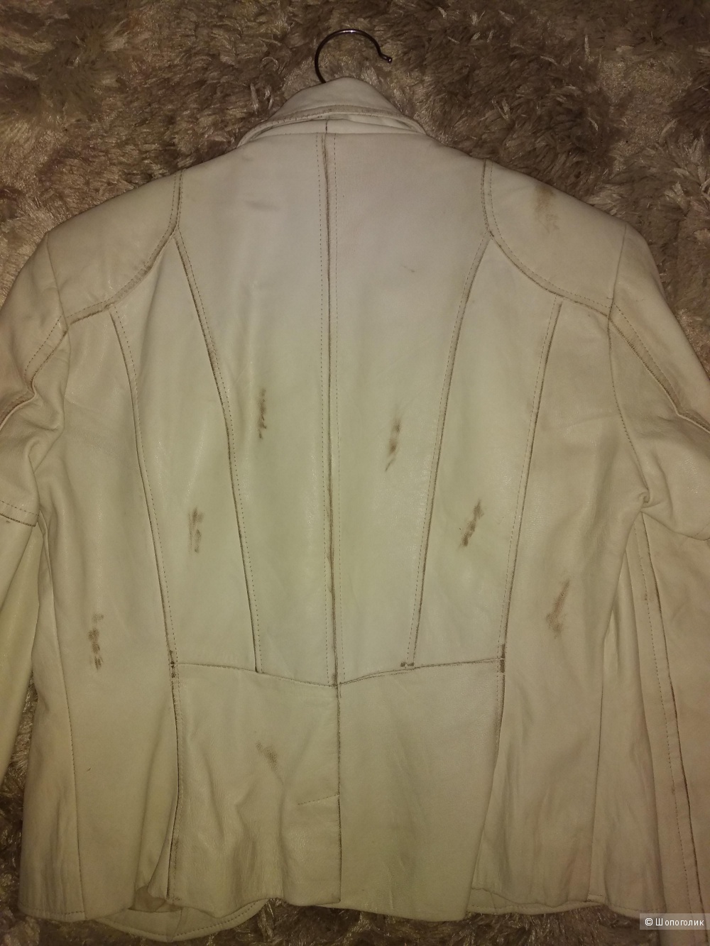 Кожаный пиджак Promod размер 42(EU)