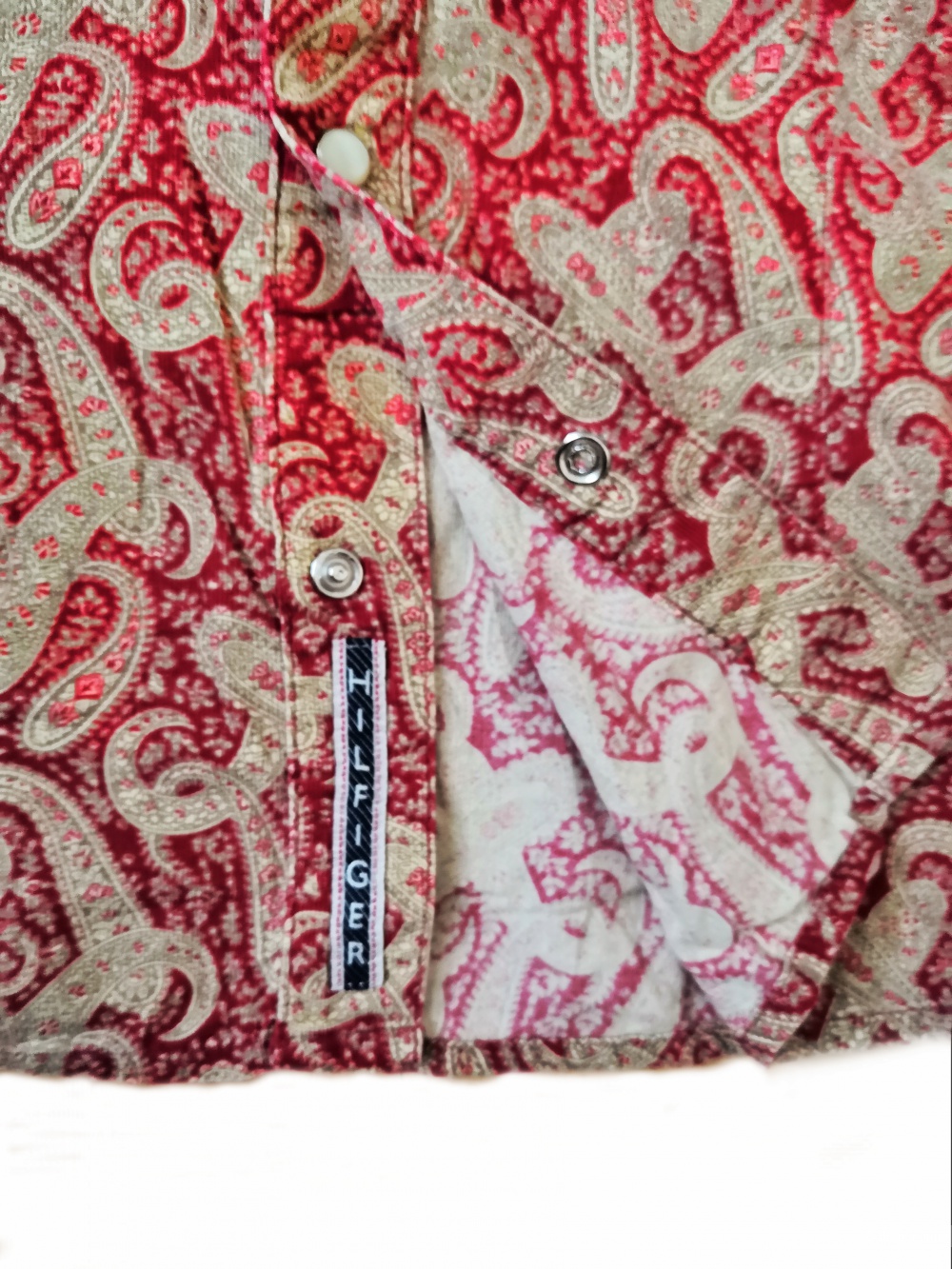 Вельветовая рубашка Tommy Hilfiger, XL