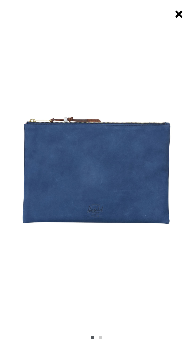 Папка чехол из натуральной кожи Herschel 19 * 27,5 см