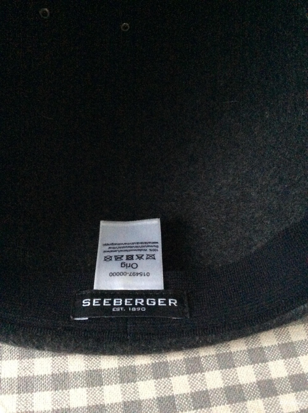 Фетровая шляпа-бейсболка Seeberger