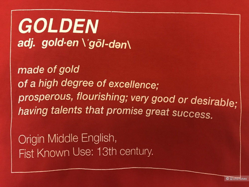 Футболка Golden Goose Deluxe Brand, р.XS-S
