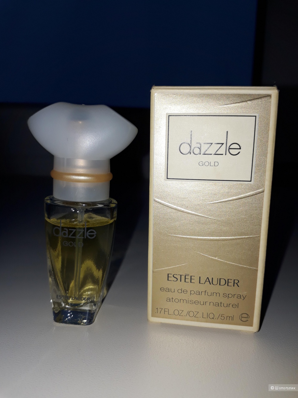 Миниатюра парфюмерной воды Dazzle (Dazzling) gold Estee Lauder 5ml