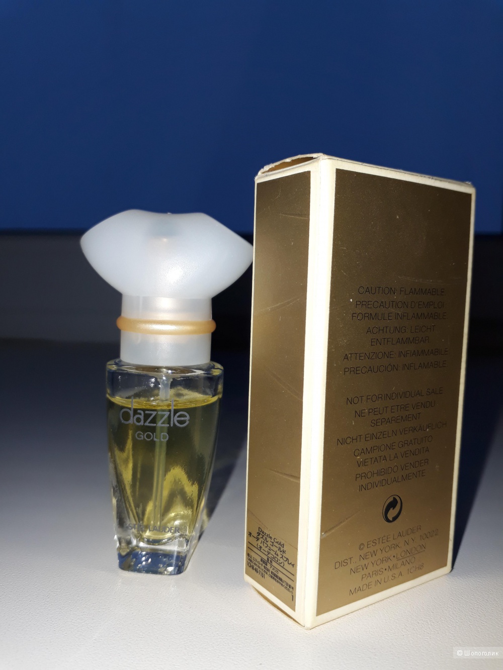 Миниатюра парфюмерной воды Dazzle (Dazzling) gold Estee Lauder 5ml