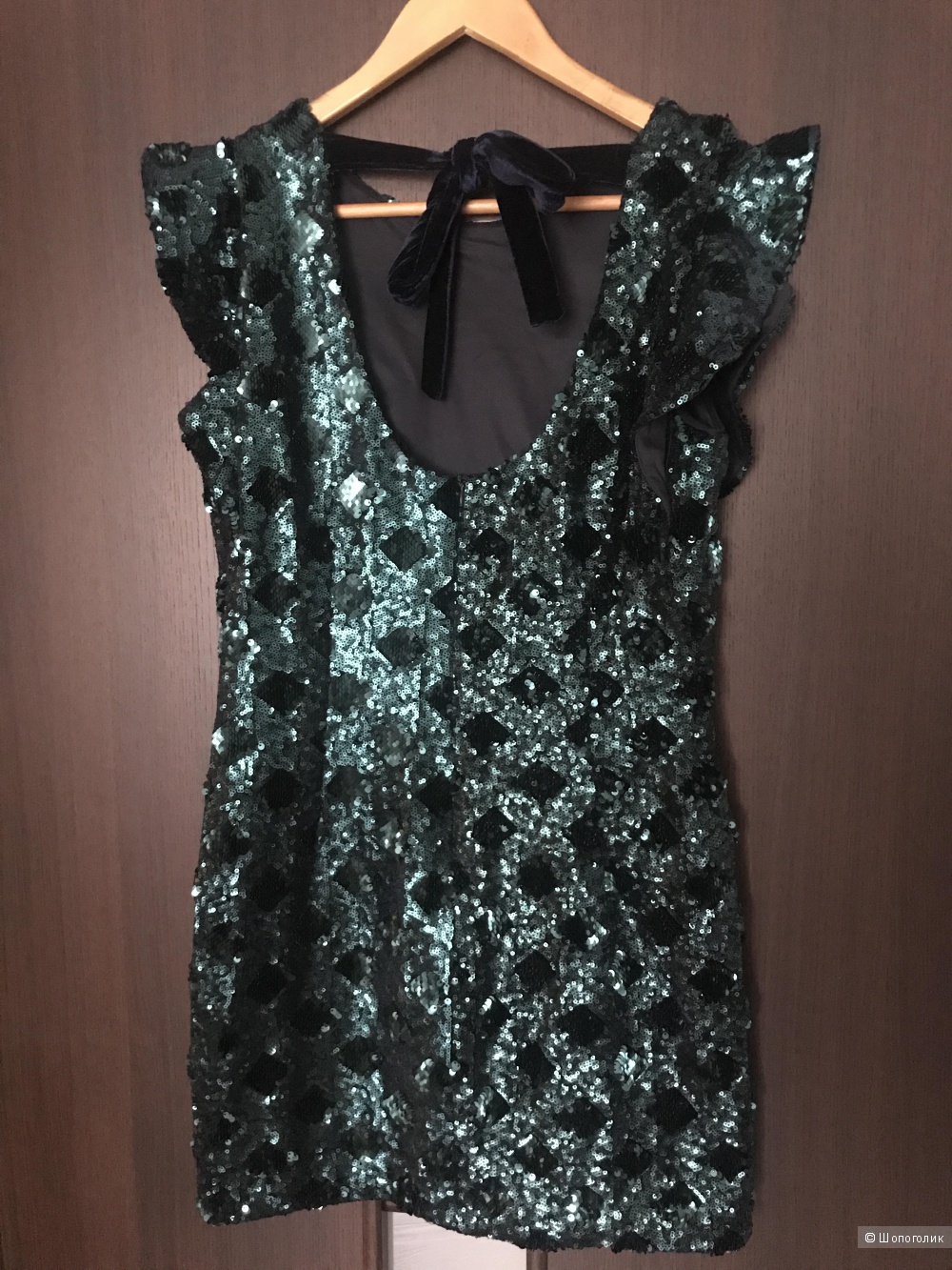 Платье в пайетках Zara