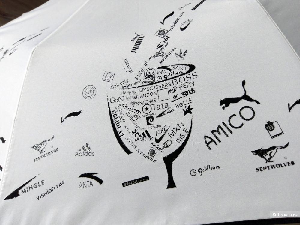 Amico - зонт женский "Brands", d купола - 1 м.