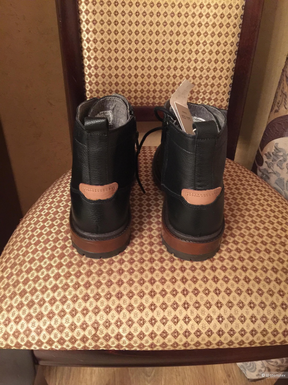 Кожаные ботинки Zara, 40 размер