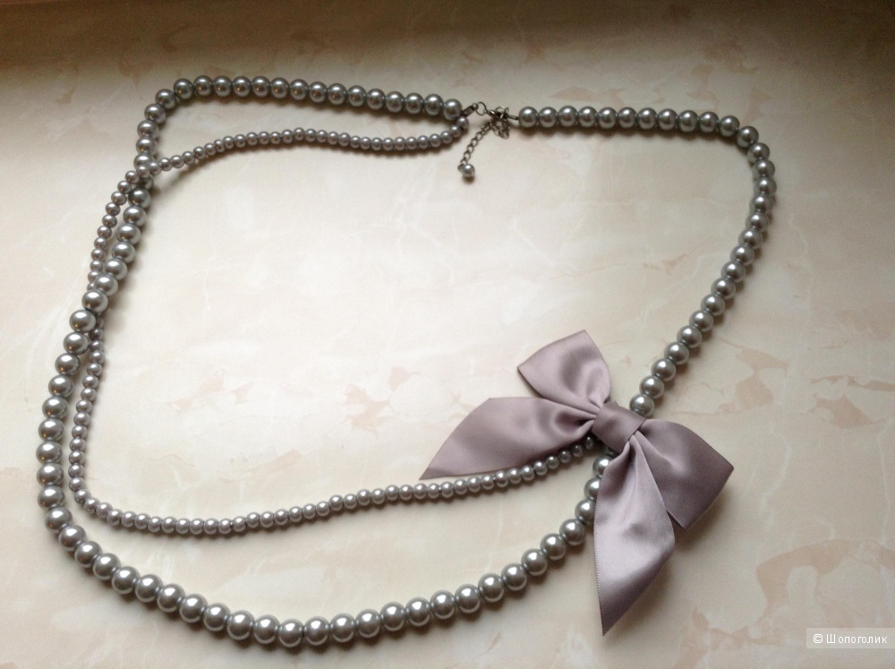 Ожерелье из искусственного жемчуга, 44-50 см