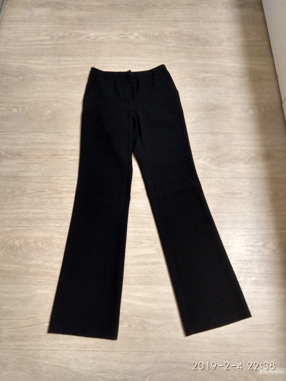Черные классические брюки 42-44 Армани джинс