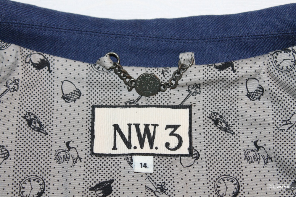 Шерстяной пиджак  N.W.3, размер 48-50