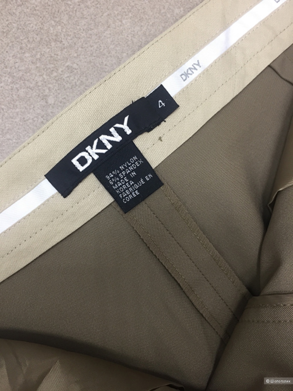 DKNY брюки женские длина 7/8, размер 4(российский 40-42)