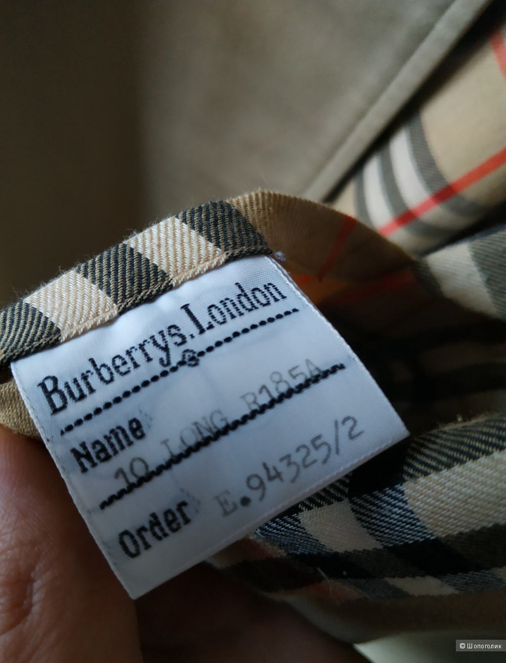 Тренч Burberry, размер S-M