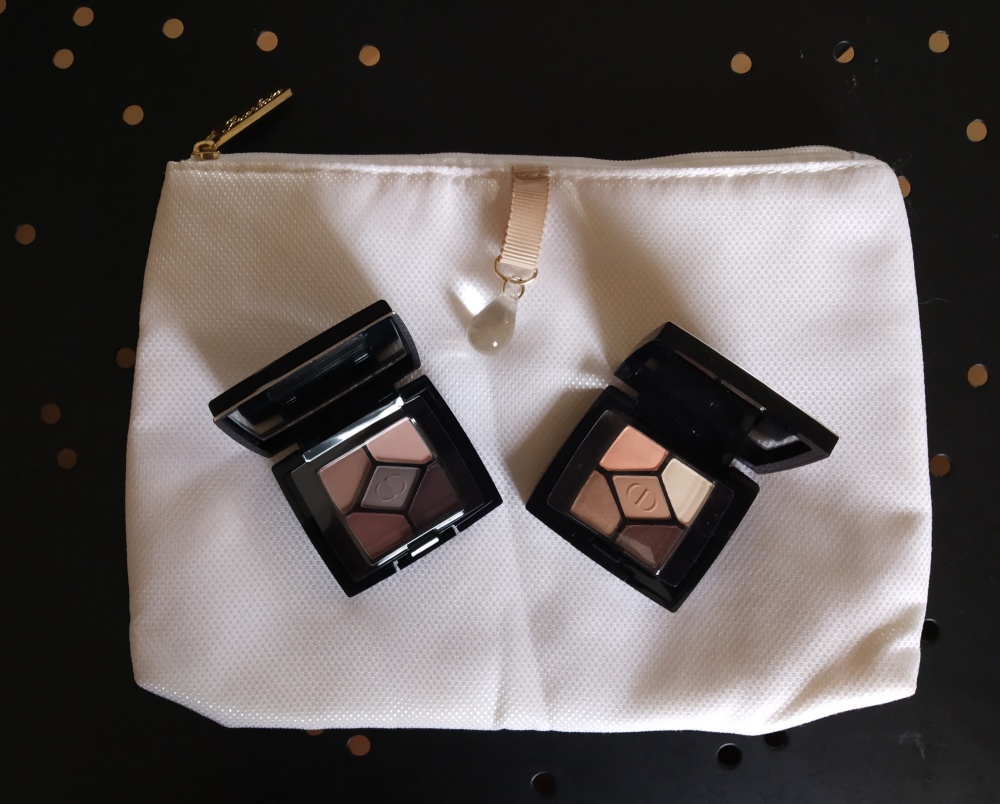 Две палетки мини Dior 5 Couleurs Couture#647 и 757