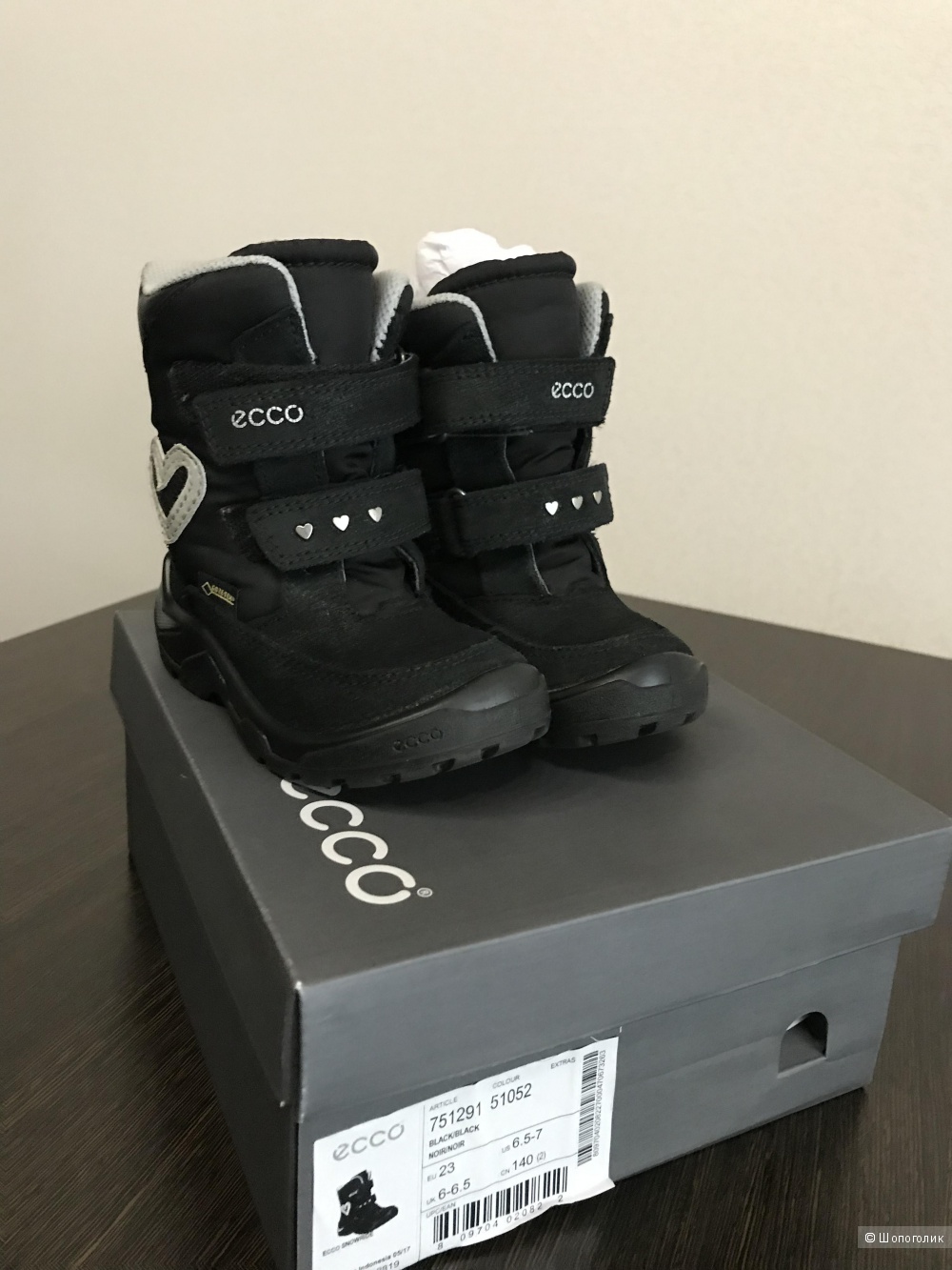 Ботинки Ecco snowride, размер 23