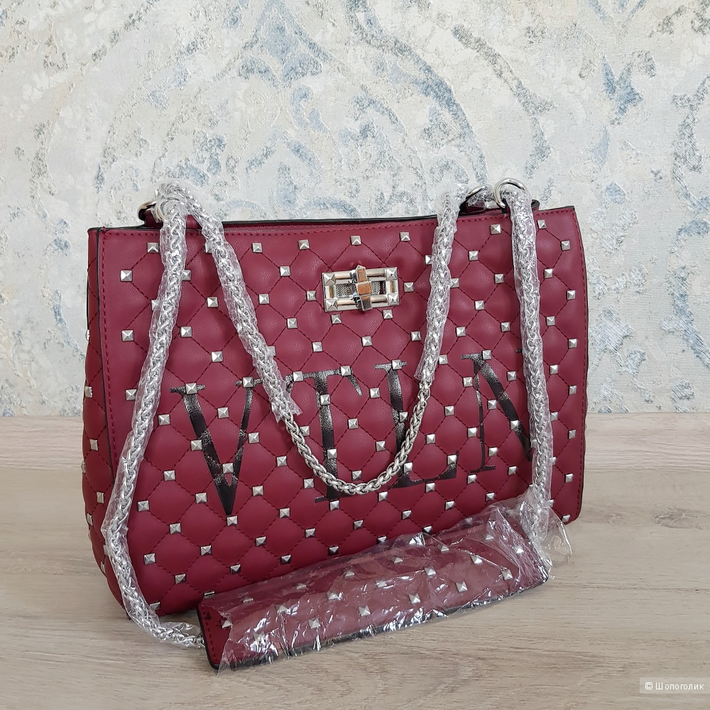 Сумка Valentino (бордовая)