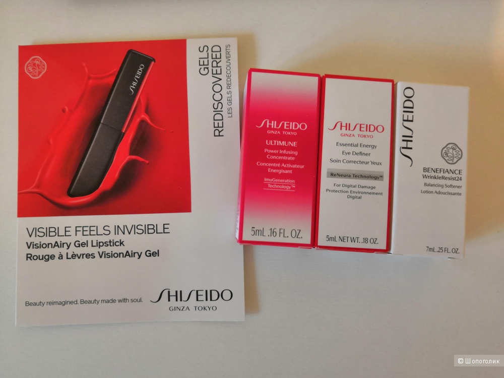 Набор миниатюр в косметичке SHISEIDO