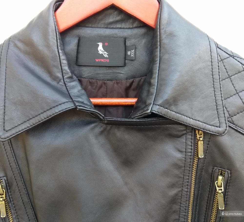 Кожаная куртка косуха WPKDS 48-50 размер