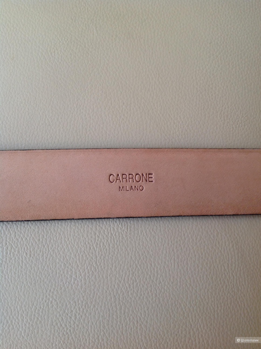 Ремень из кожи питона CARRONE Milano, размер 90