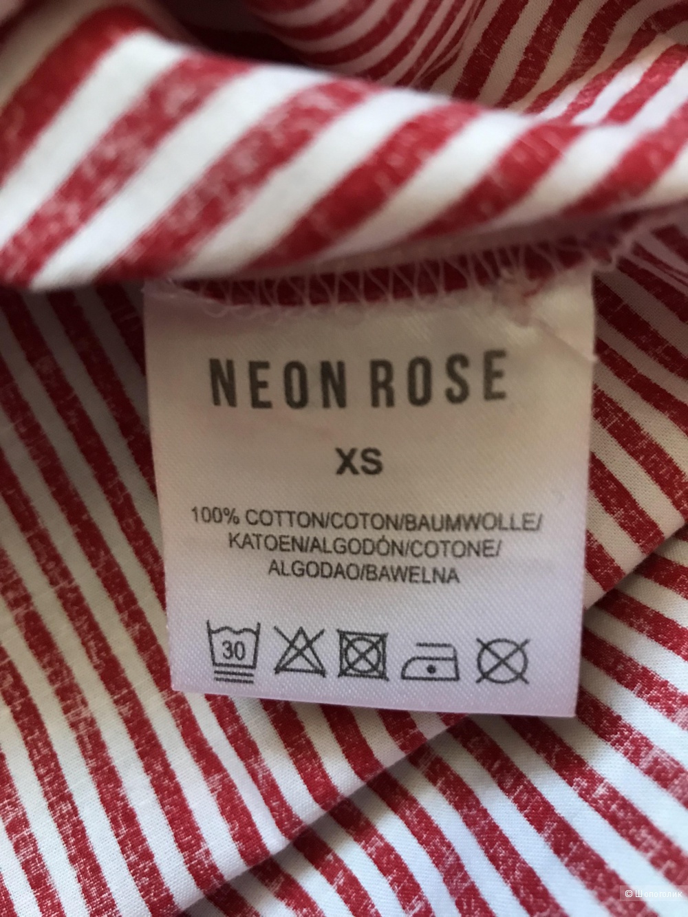 Рубашка Neon Rose размер XS