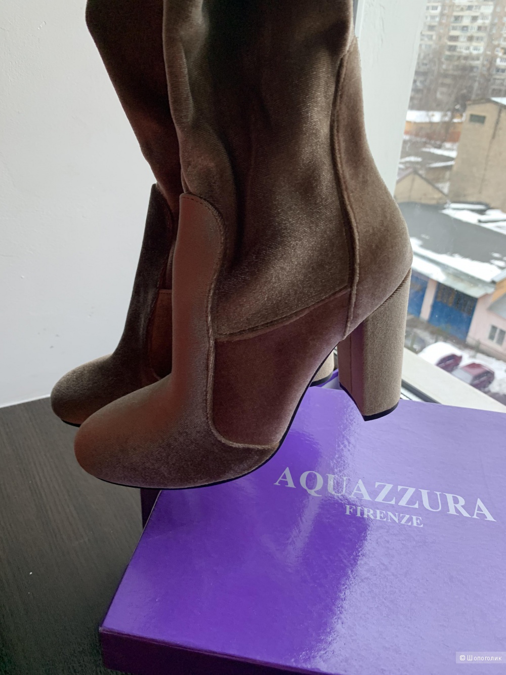 Сапоги-ботфорты Aquazzura 39 размер