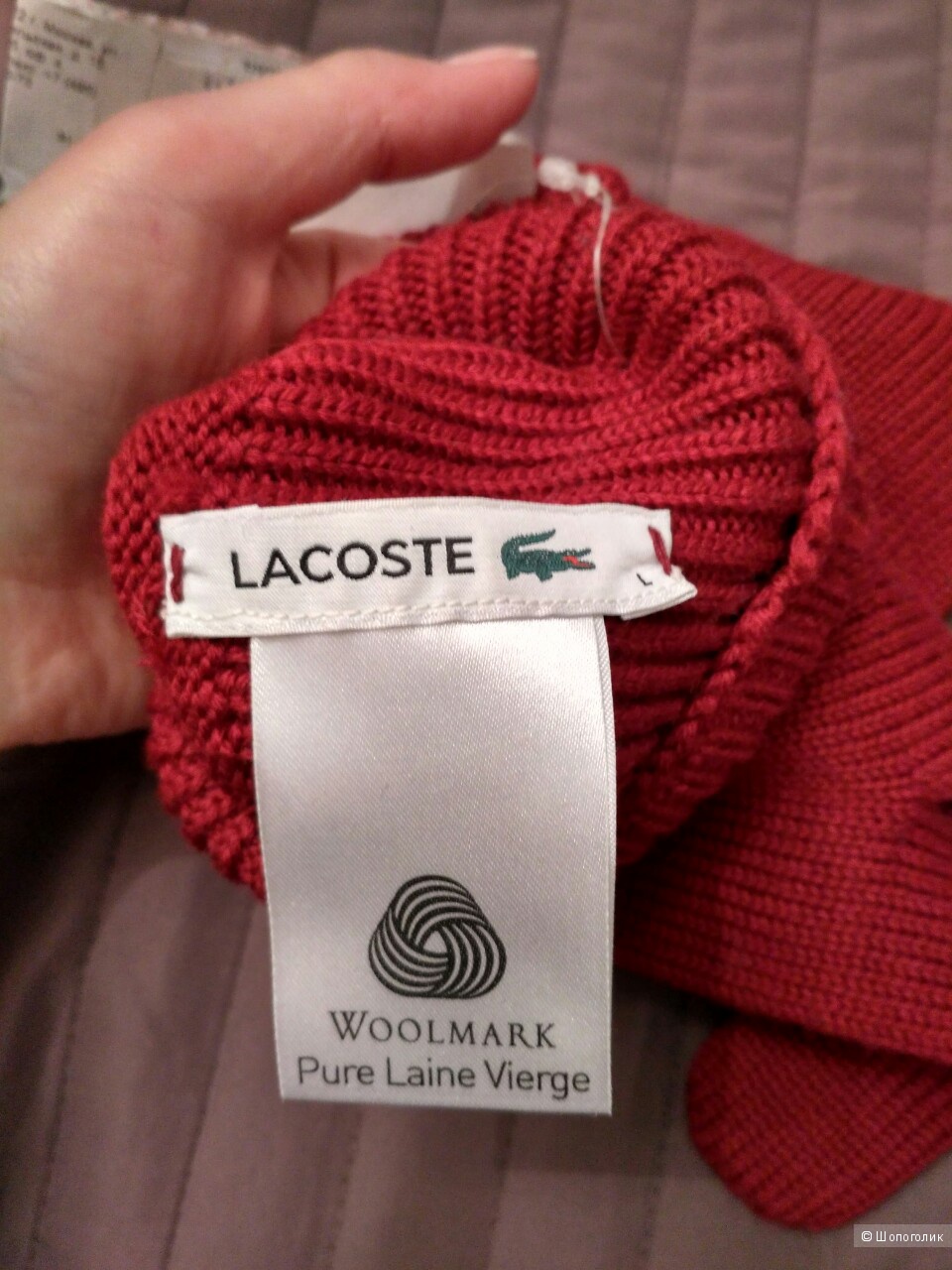Перчатки Lacoste, L