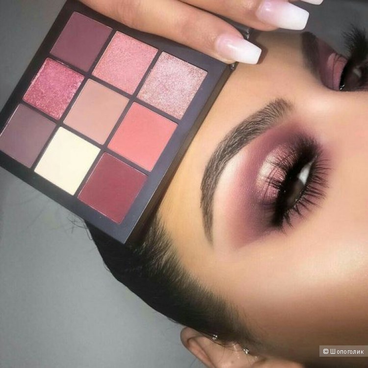 Палетка теней Huda Beauty в оттенке Mauve Obsessions Palette,вес 9,9гр