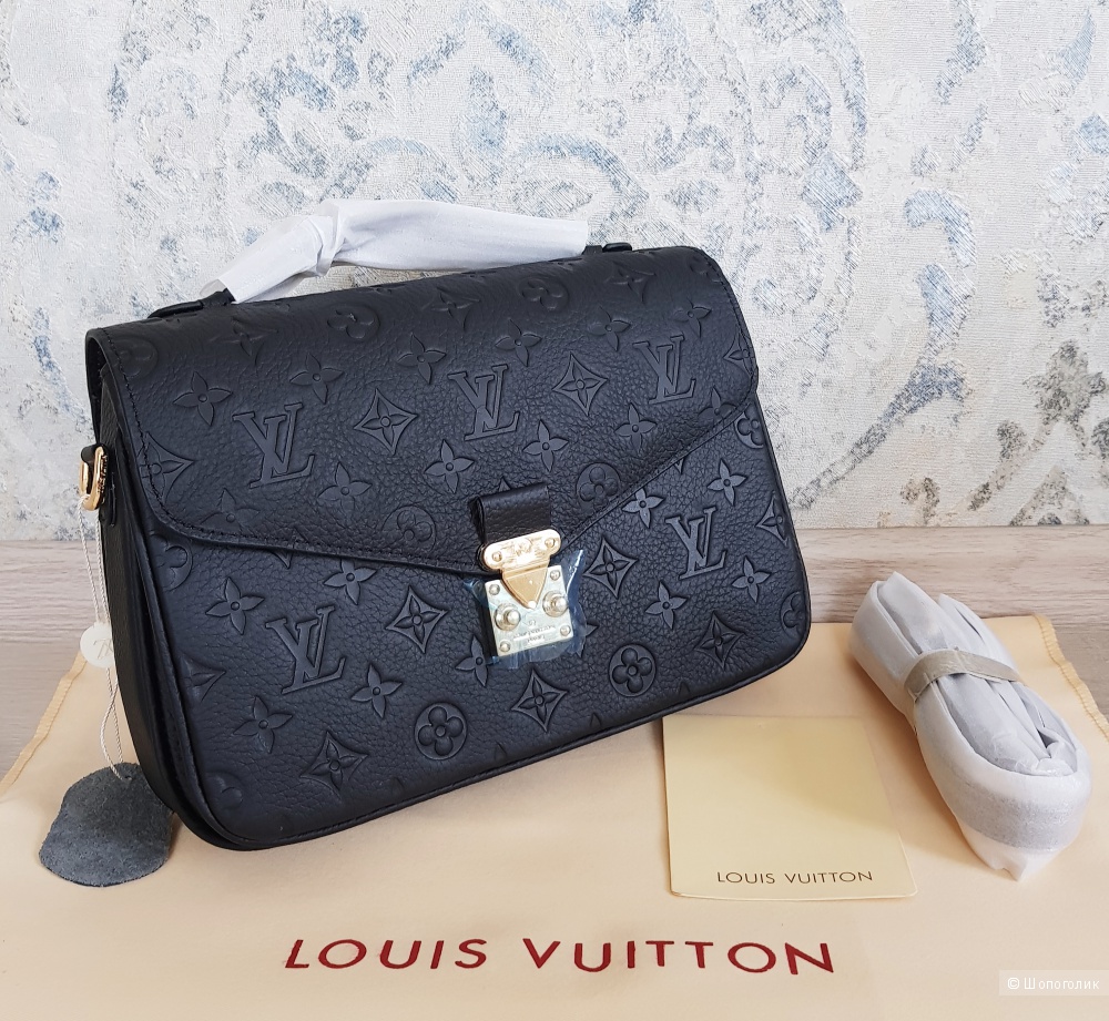 Сумка Louis Vuitton Pochette Metis (черная)