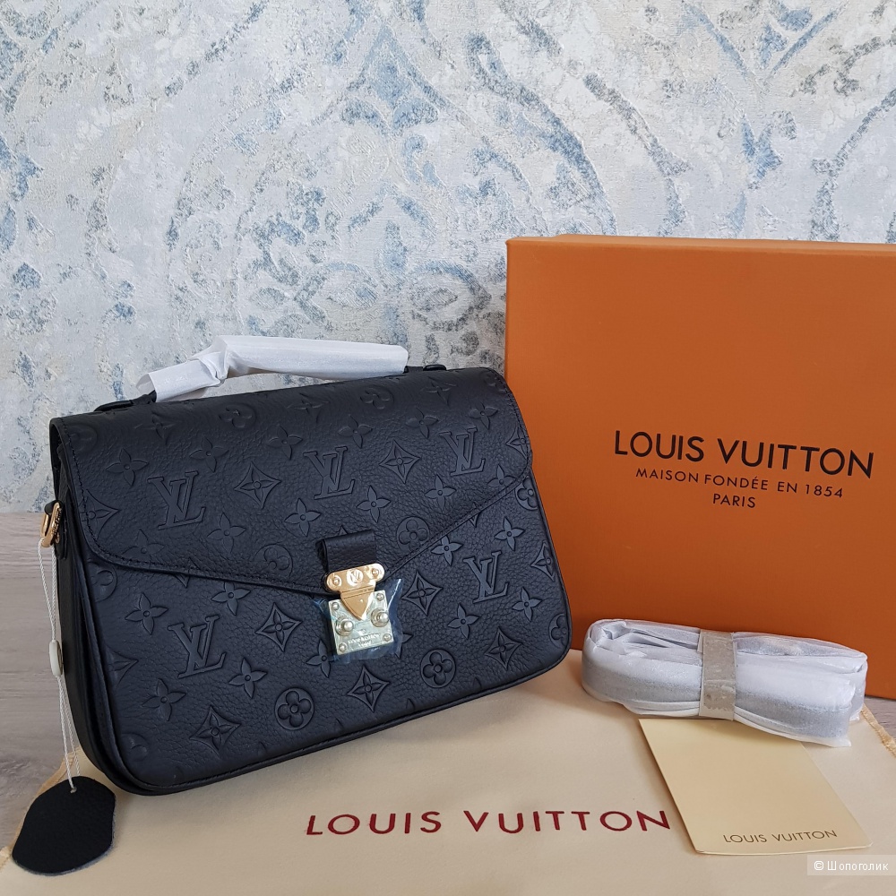 Сумка Louis Vuitton Pochette Metis (черная)