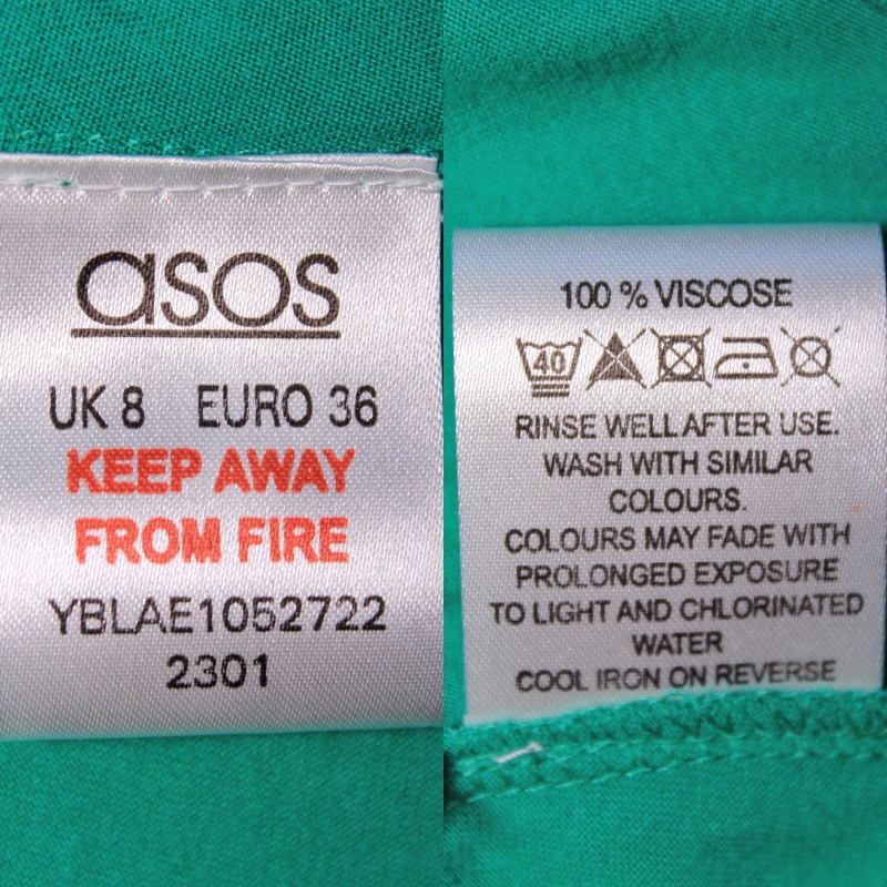 Пляжное платье ASOS, размер UK8